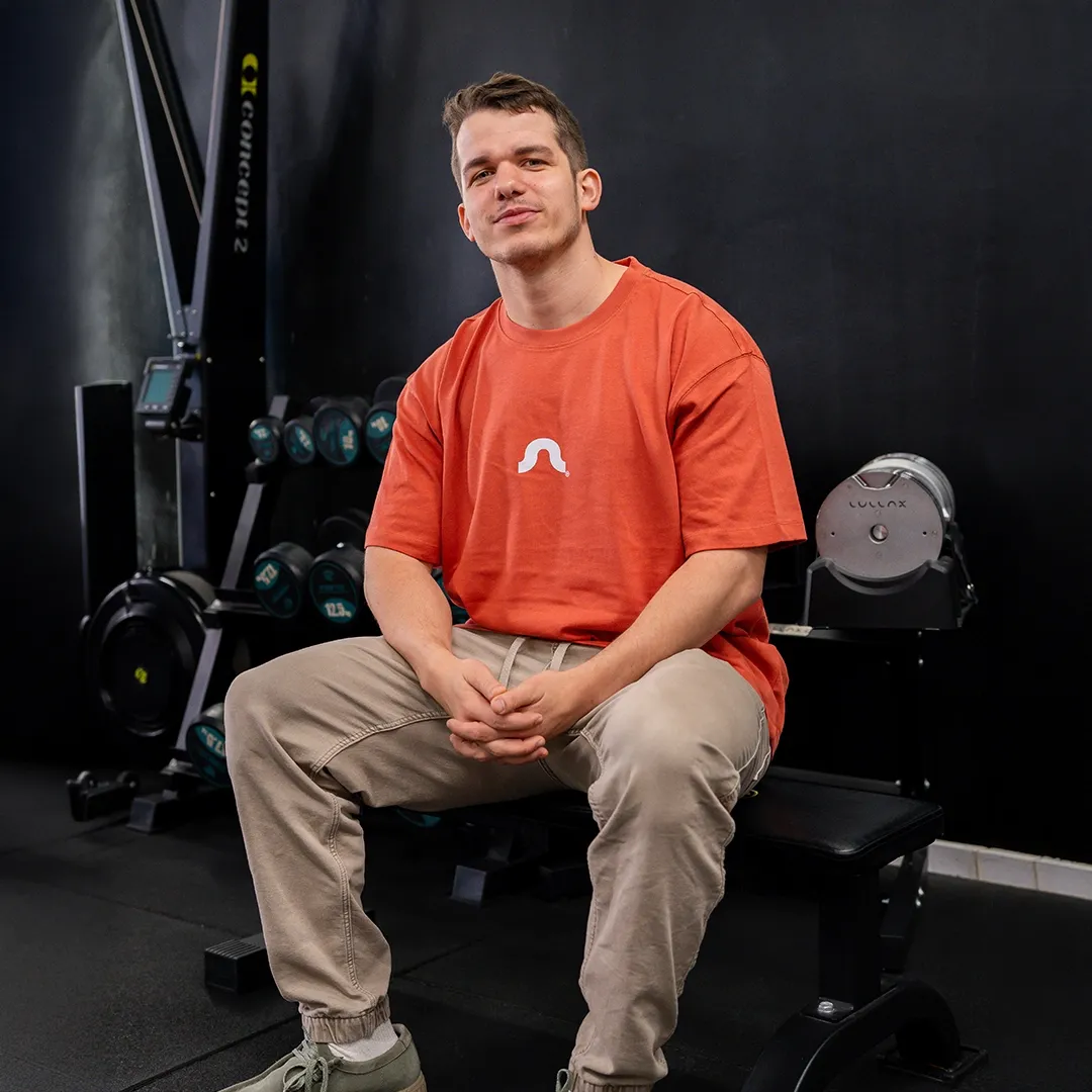 Bloom Fitness Hoodie Crimson